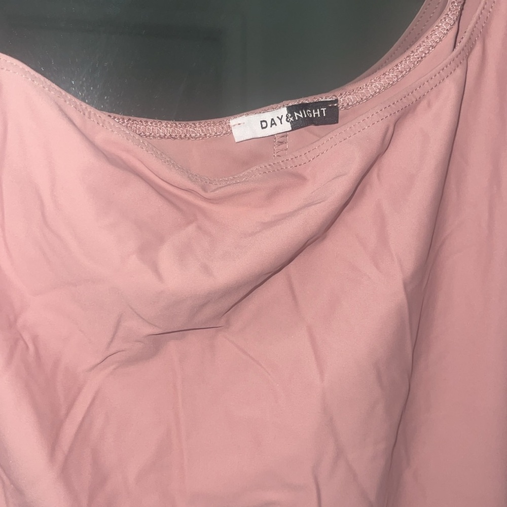 Pink One leg Jumpsuit Catsuit size small size large - Picture 4 of 4